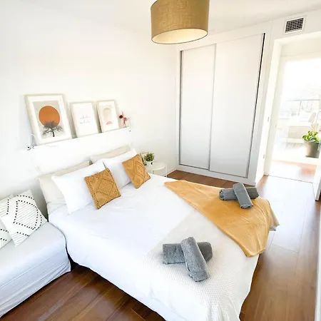 Апартаменты Atico Mejores Vistas Al Pilar Jacuzzi Y Garaje