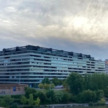 Atico Mejores Vistas Al Pilar Jacuzzi Y Garaje דירה *